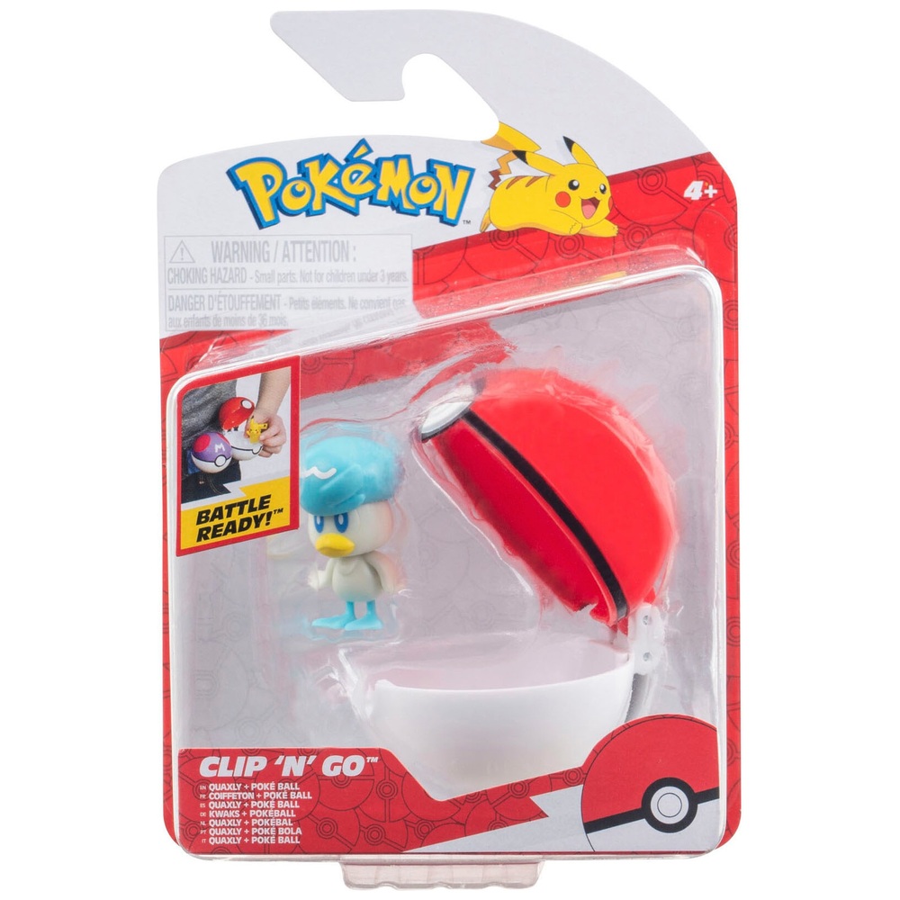 Pokémon Clip 'N' Go Quaxly und Pokéball