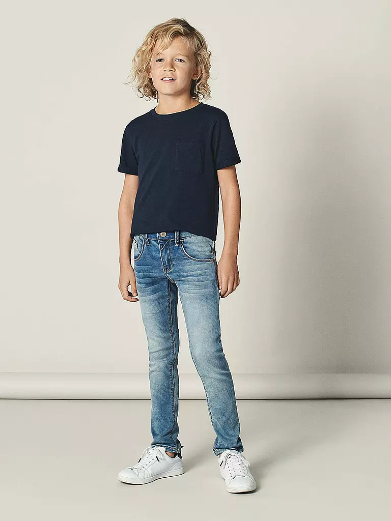 NAME IT Jungen Jeans Slim Fit NKMTHEO  hellblau