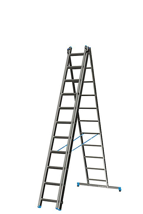Échelle multiposition 3 x 11 marches - 6,8 m