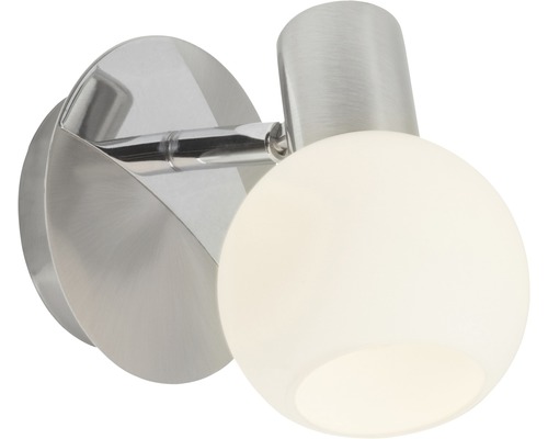 Wandlamp, 1-lichts, Ø 11 cm, Tiara ijzer/wit