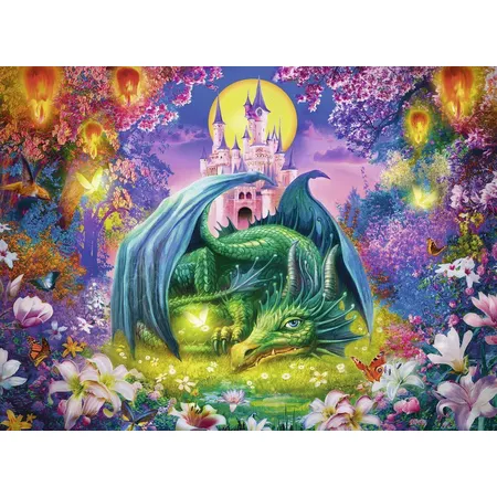 Ravensburger XXL Kinderpuzzle Mystischer Drachenwald, 300 Teile