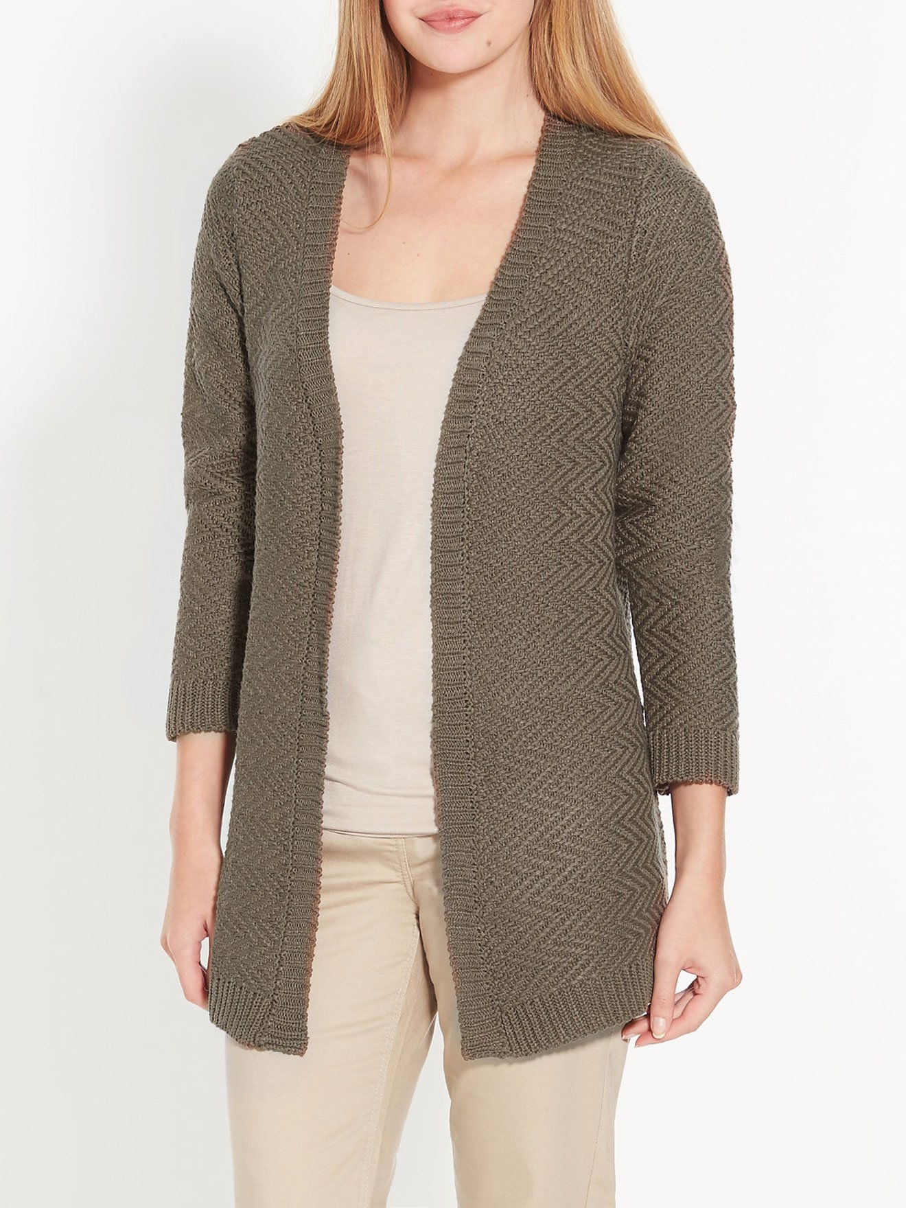 Gilet en maille ruban