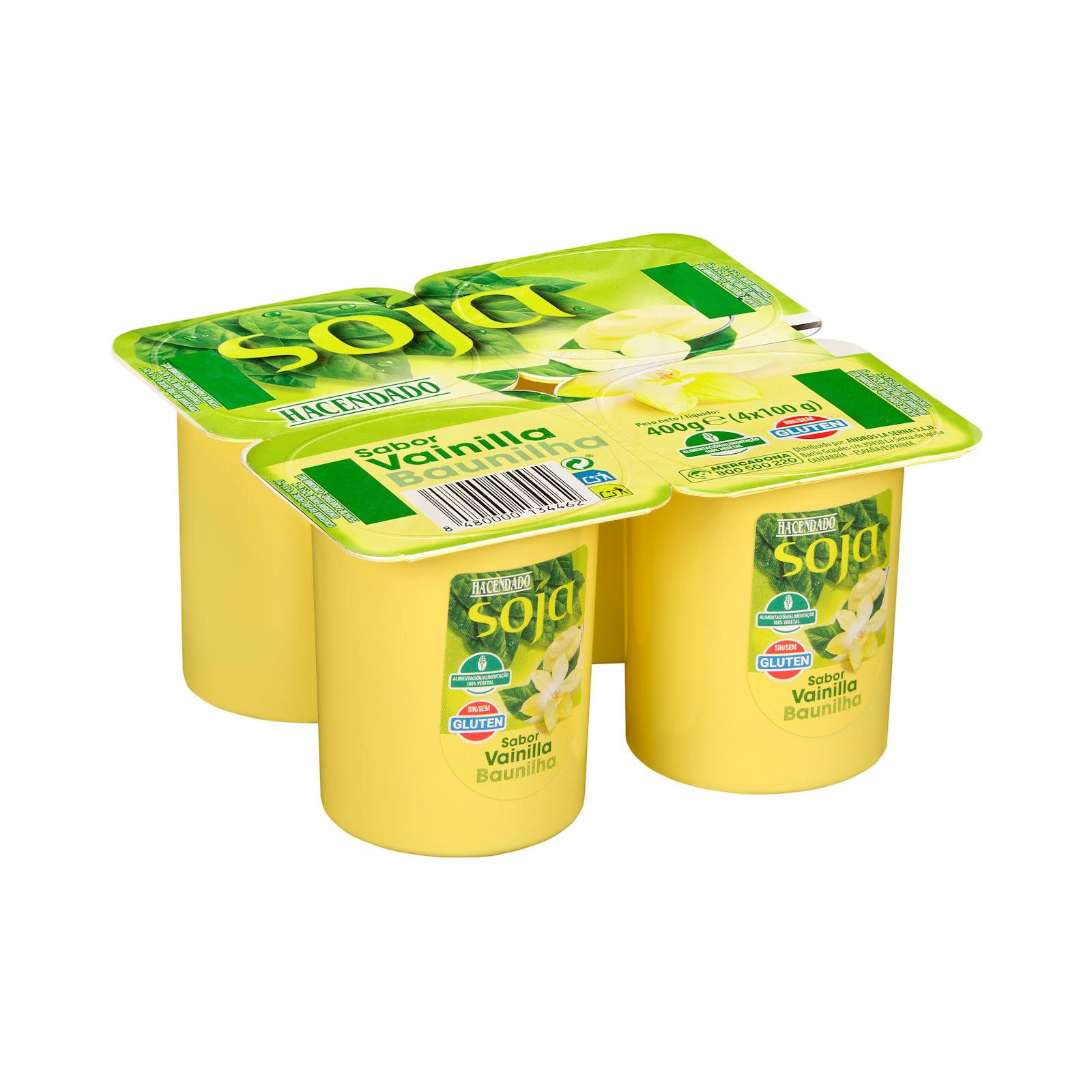 Dessert de soja à la vanille Hacendado