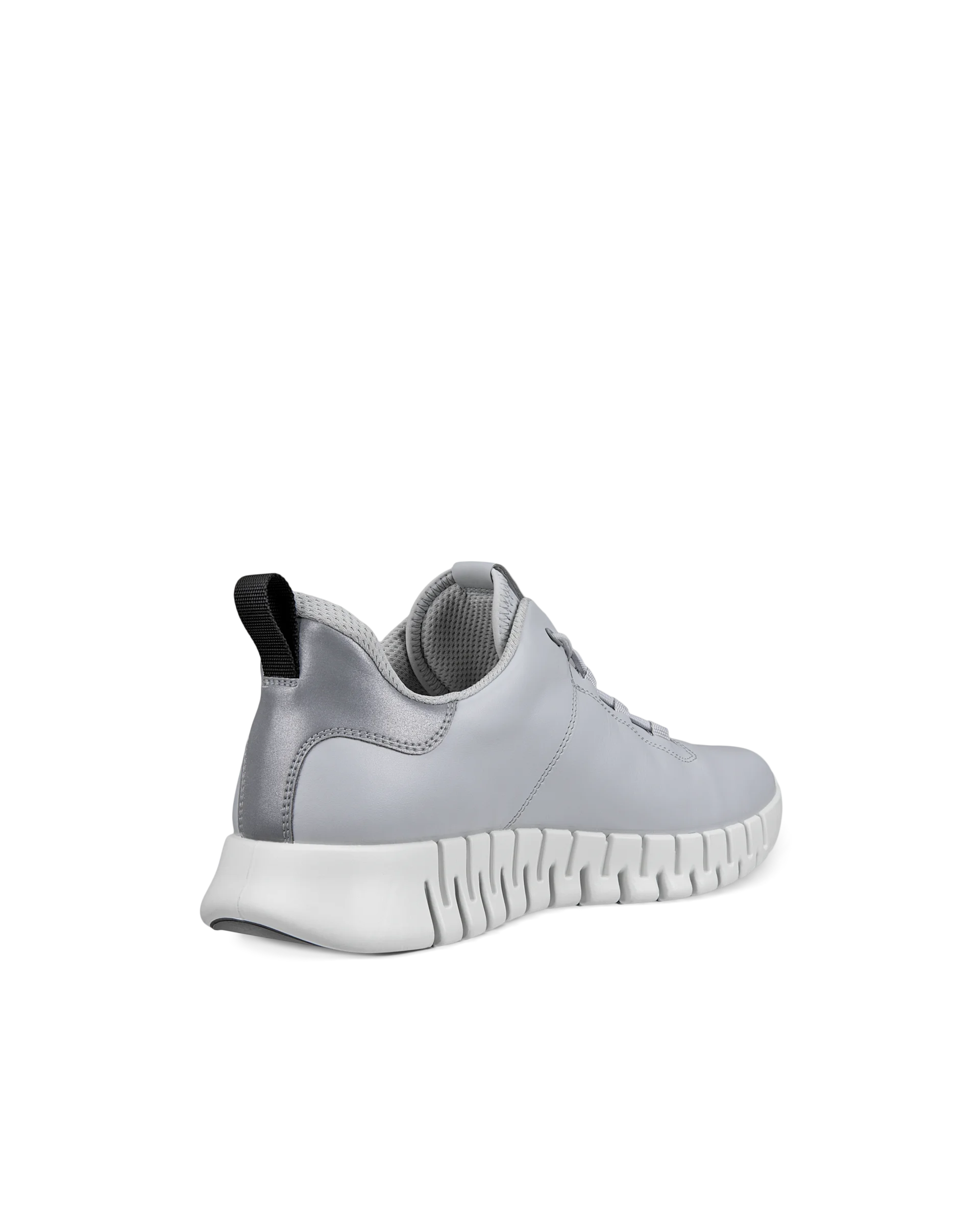 ECCO GRUUV M Herren Ledersneaker Grau