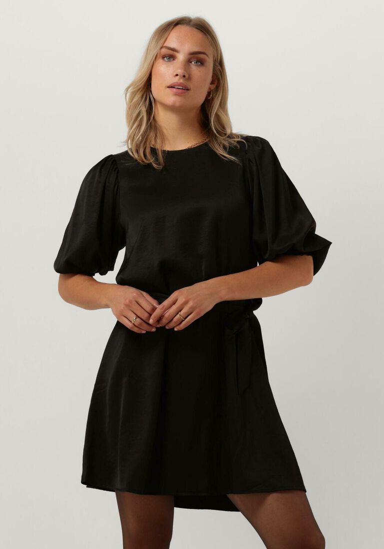 SELECTED FEMME zwarte selected femme mini jurk slfreya 3/4 short dress b