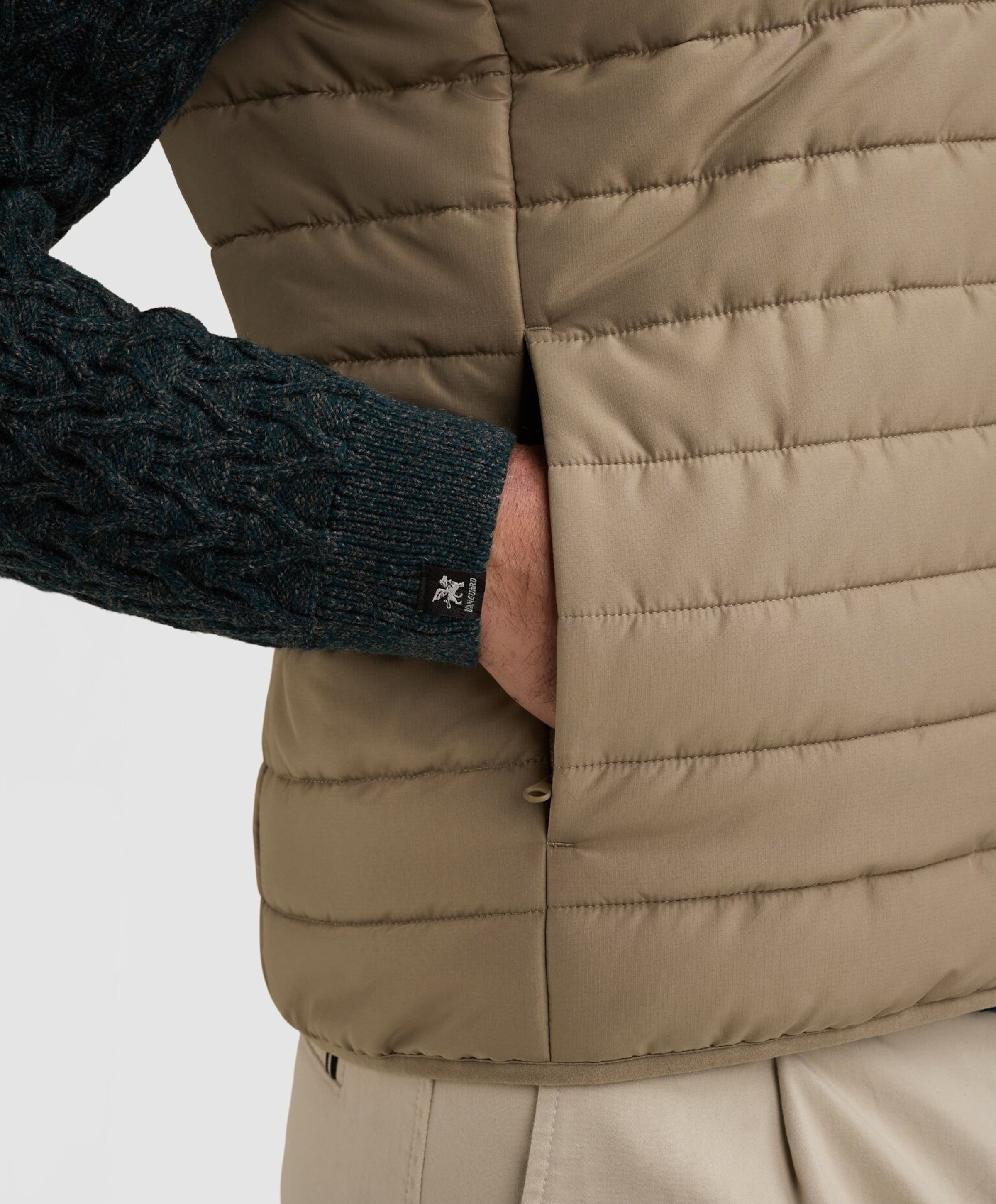 Vanguard Heren bodywarmer beige