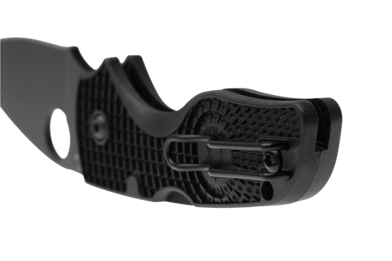 Spyderco Lil’ Native Lightweight Backlock Black DLC C230PBBK Black FRN, zakmes
