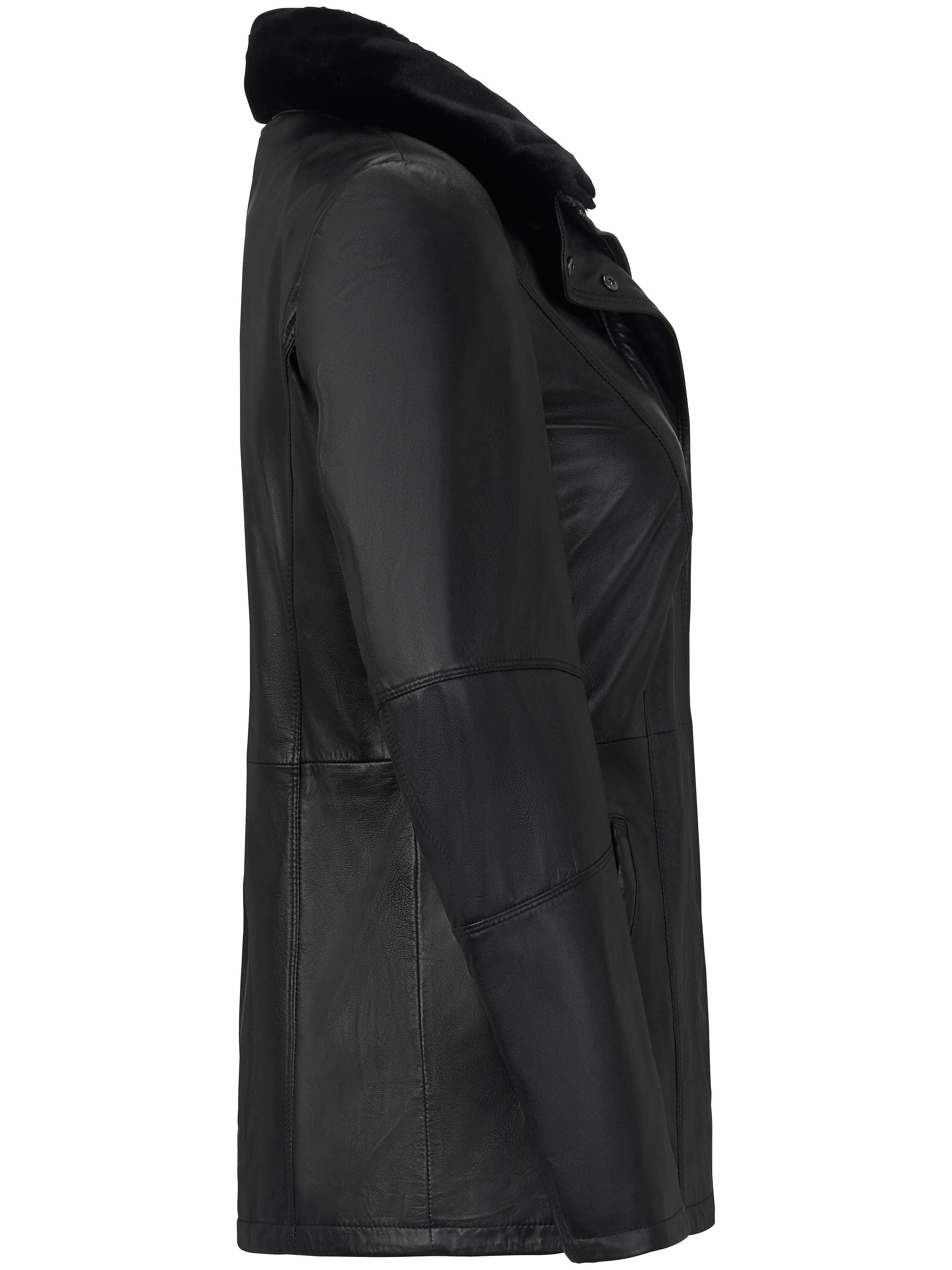 Lederjacke aus Lammnappa