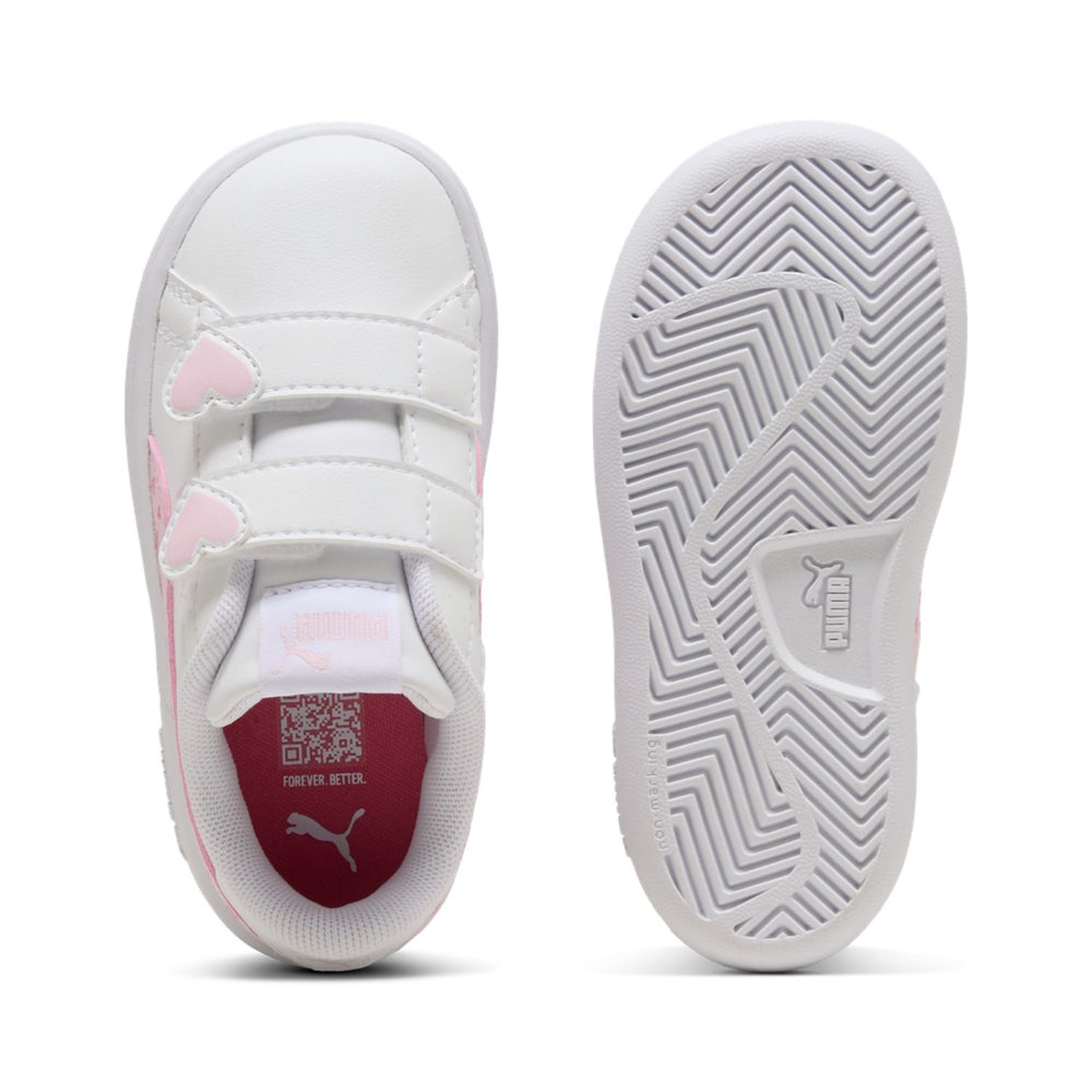 Køb Puma White-Pearl Pink Puma Smash 3.0 Hearty V Inf