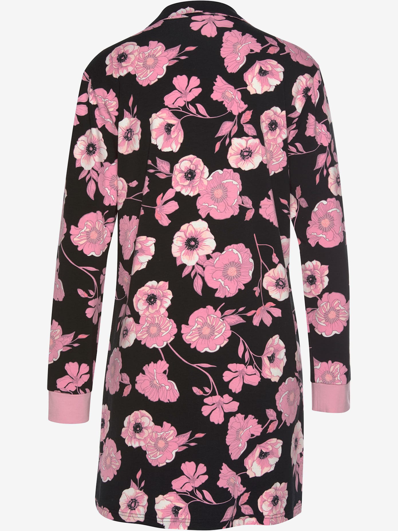 Chemise de nuit à imprimé anémones