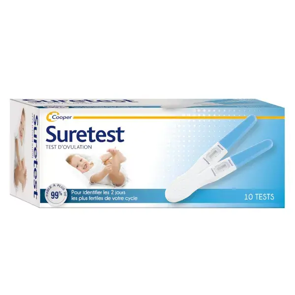 Suretest Test d'Ovulation Boîte de 10