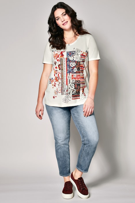 Jeans, Slim Fit, Destroy-Effekte, 5-Pocket