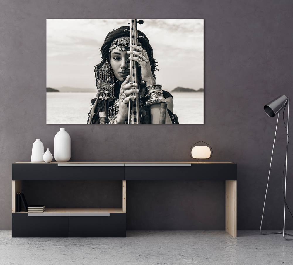 Akustikbild WÜSTEN-SCHÖNHEIT 80x120cm, 7kg
