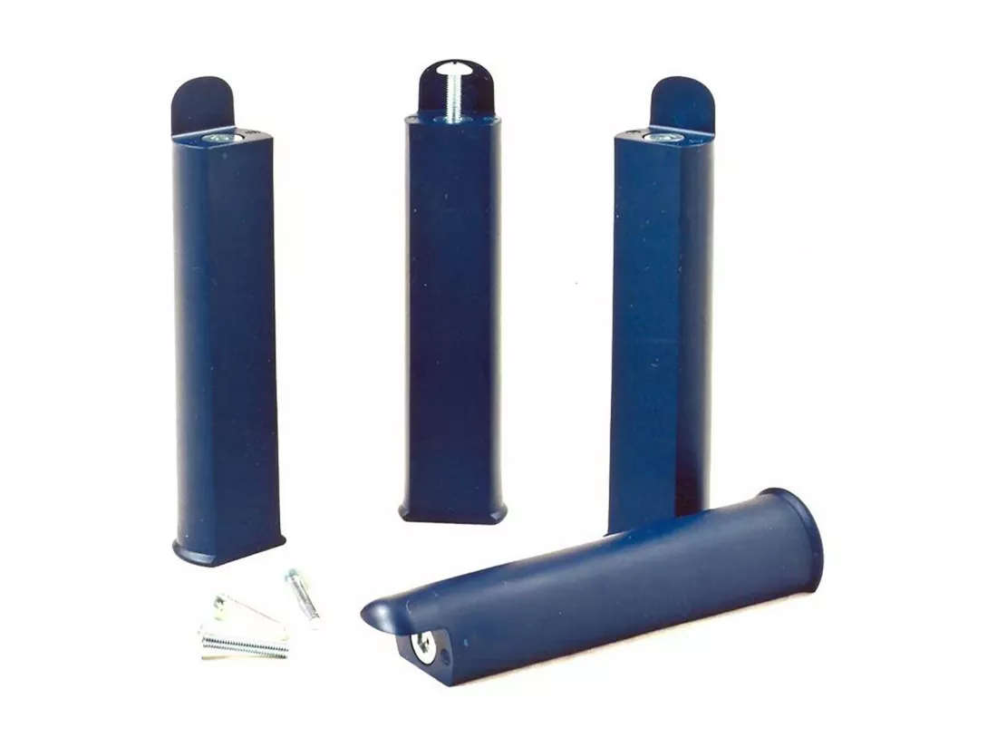 ALTOLATTES - Pack Sommier 20 Lattes 80x190cm + Pieds bleus