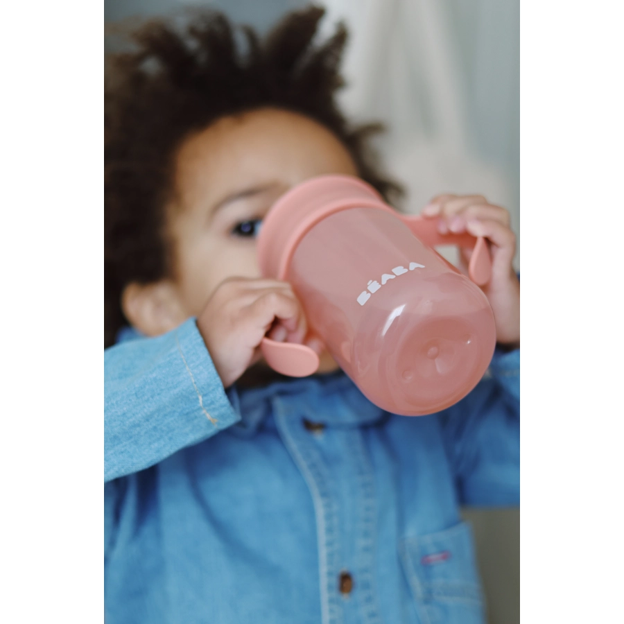 BEABA® Lernbecher 360° rosa 340ml