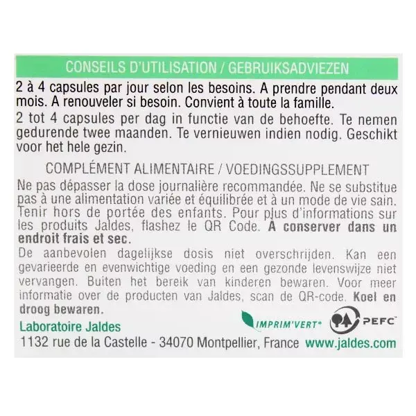 Jaldes Elteans para Pele Seca, Pacote com 2 x 60 cápsulas