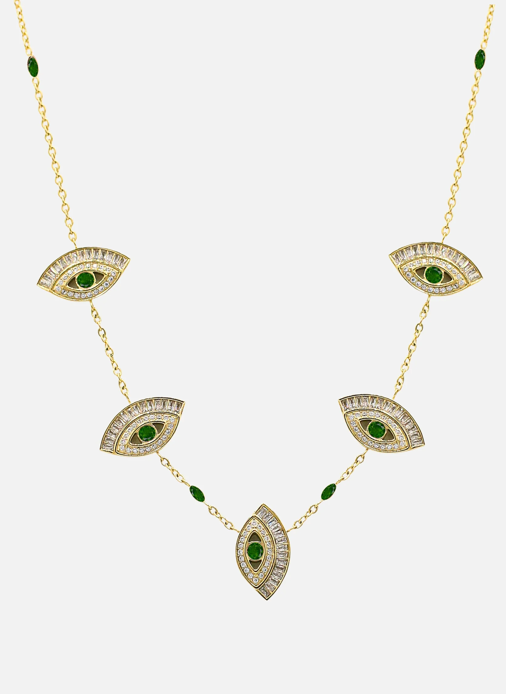 CLEOPATRE - Collier chaîne cléopatre | Vert