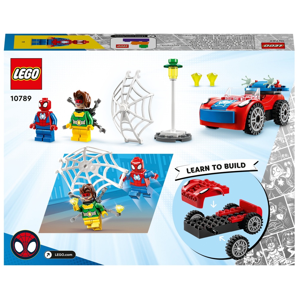 LEGO Marvel 10789 Spidey und seine Freunde Spider-Mans Auto und Doc Ock Set