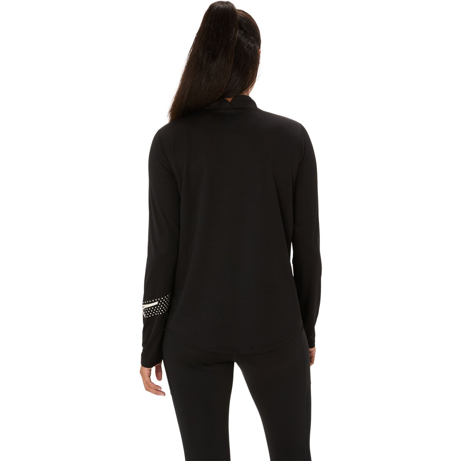 ASICS Icon Half-Zip Longsleeve T-shirt Dames