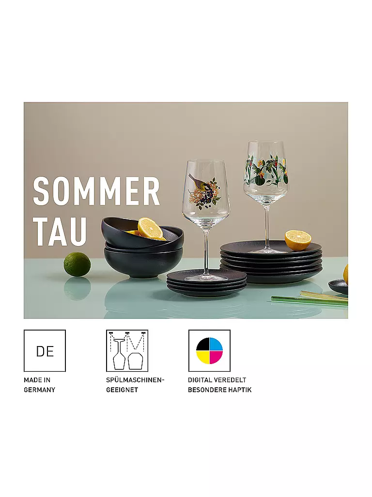 RITZENHOFF Aperitifglas SOMMERTAU HUGO #15 Ritzenhoff Design Team 2023 bunt