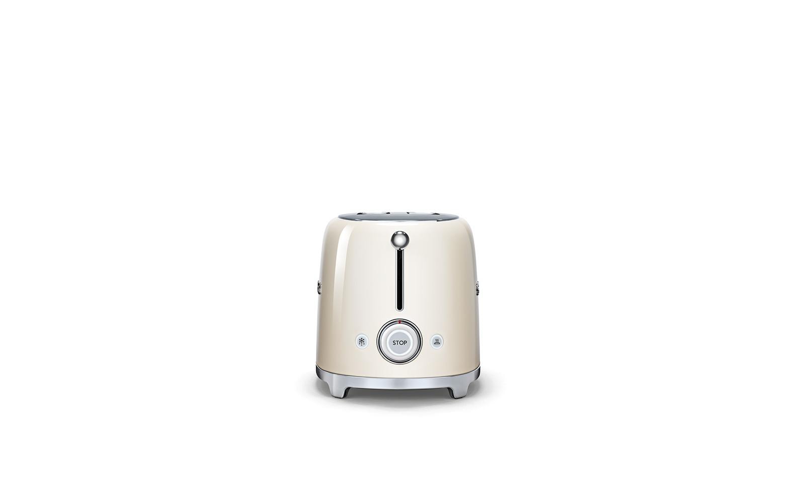Toaster 50'S RETRO STYLE TSF01CREU Crème<br>Klassischer Toaster, Crème