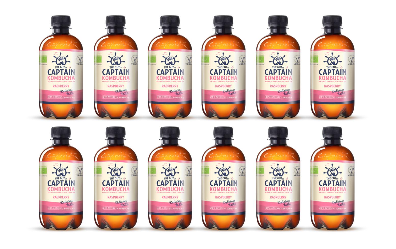 Bio Kombucha Rasperry 12 x 0.4 lErfrischendes Wohlfühlgetränk mit Himbeeraroma