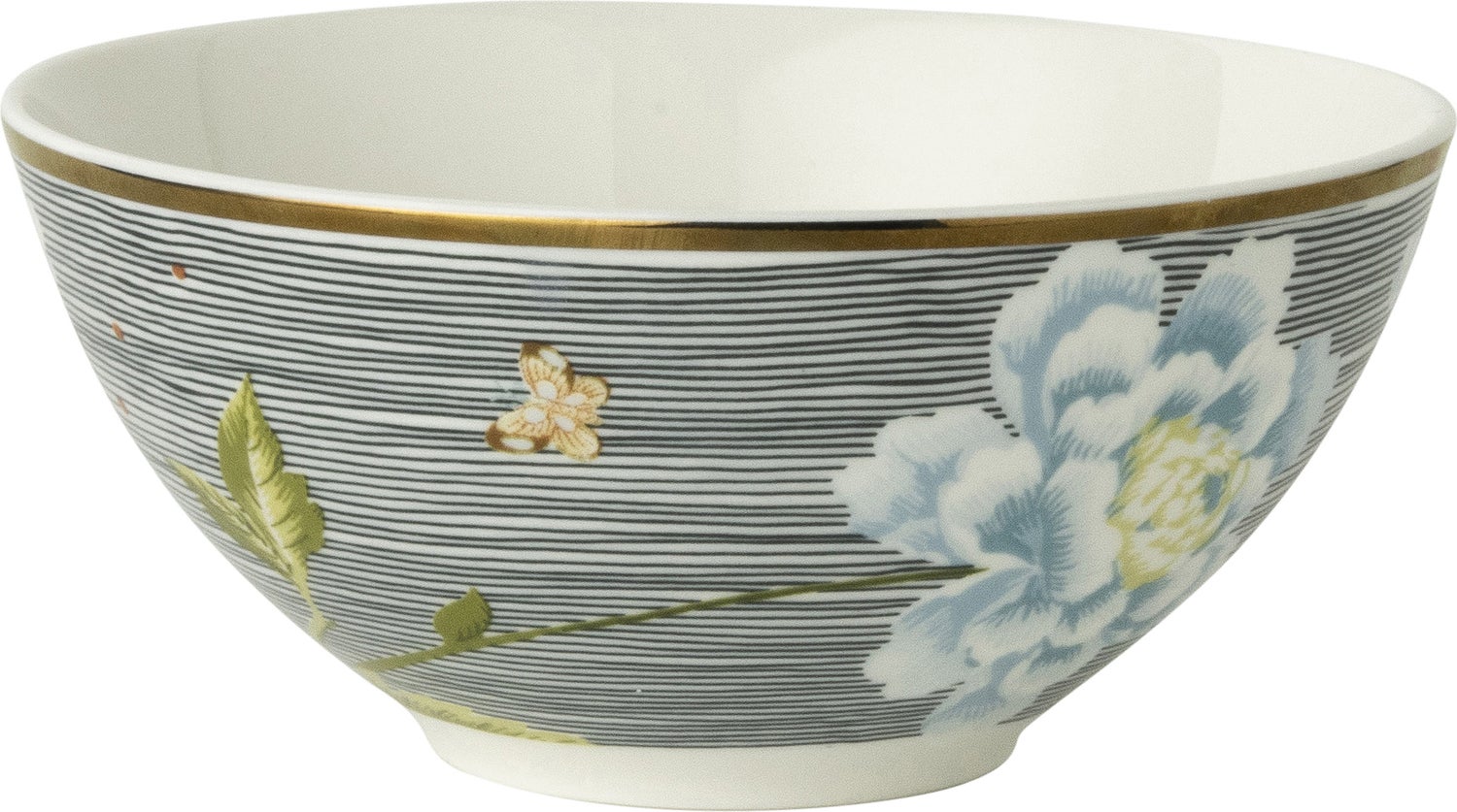 Laura Ashley schaal Midnight Pinstripe blauw D 13 H 6,1 cm