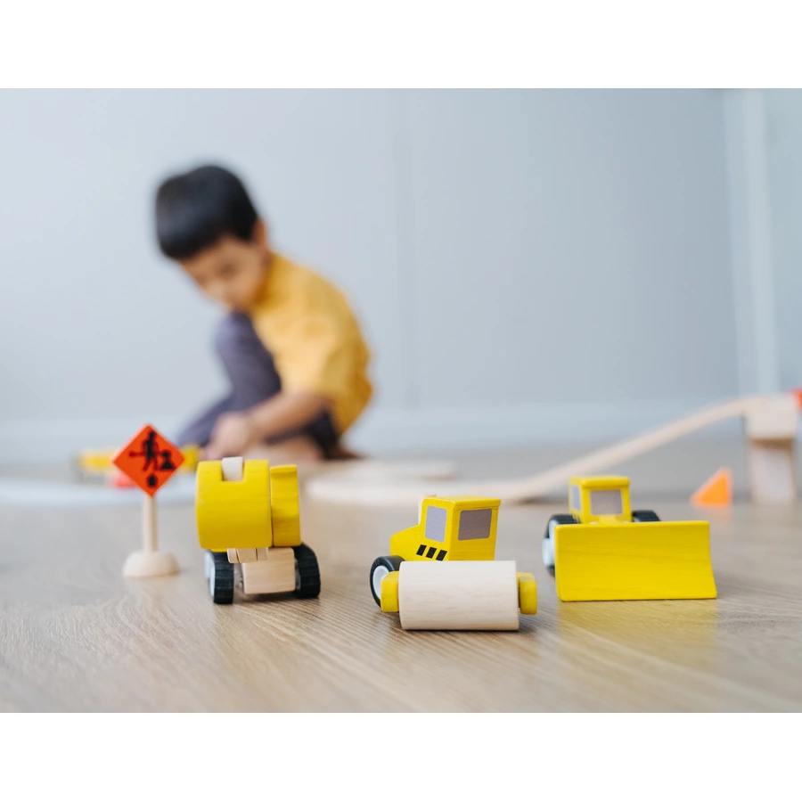 PlanToys Straßenbau-Set