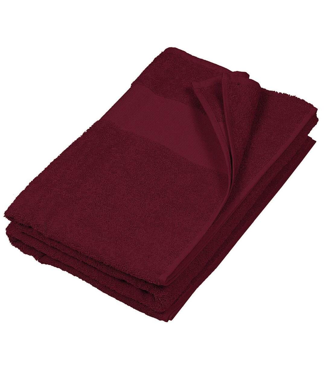Serviette de toilette - K112 - rouge bordeaux