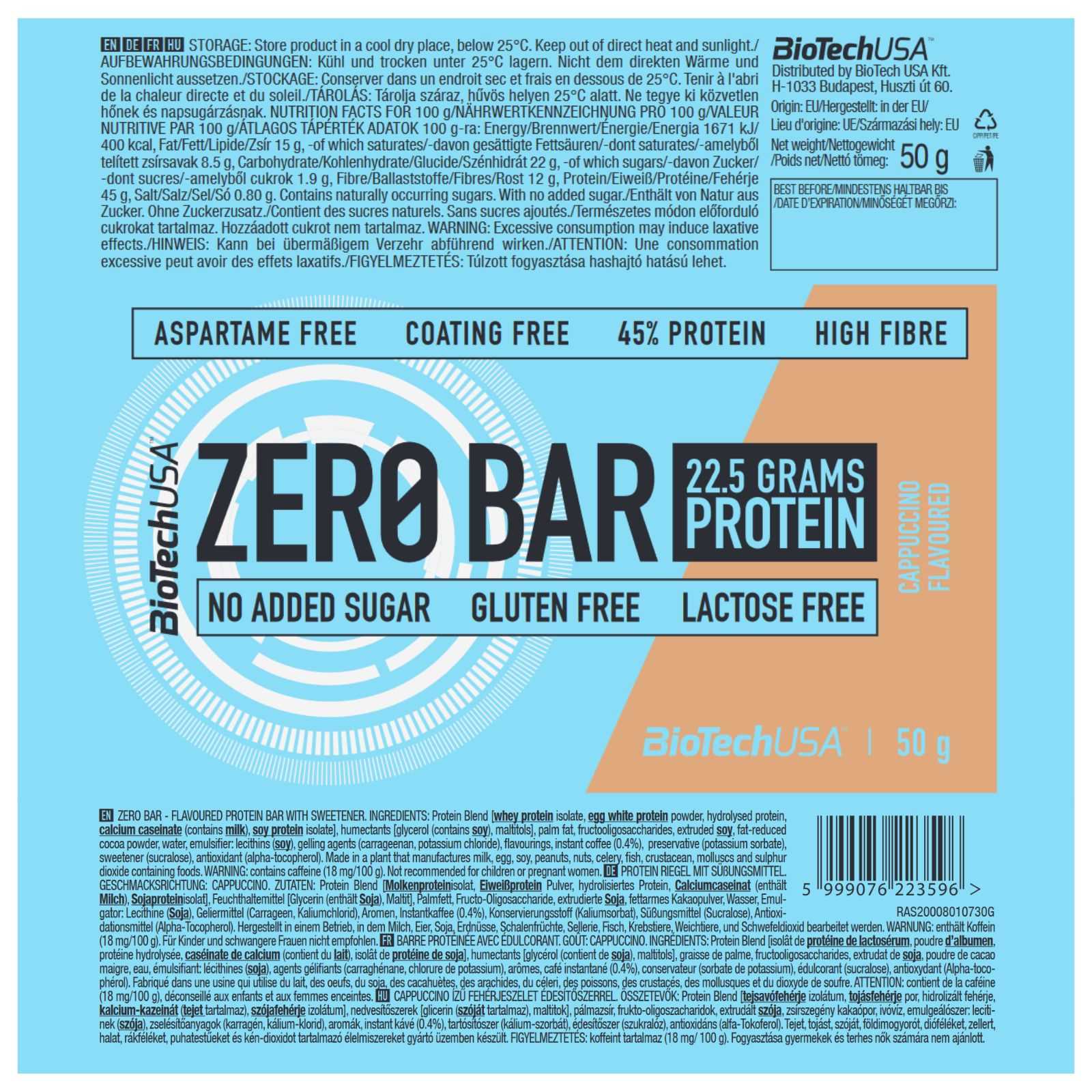 Barra Zero Biotech USA 50 g