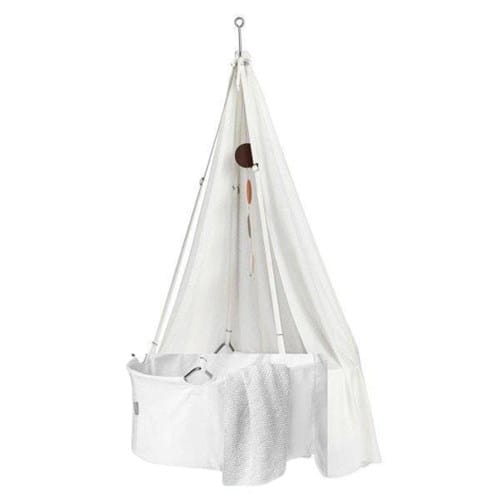 Classic voile de berceau suspendu blanc