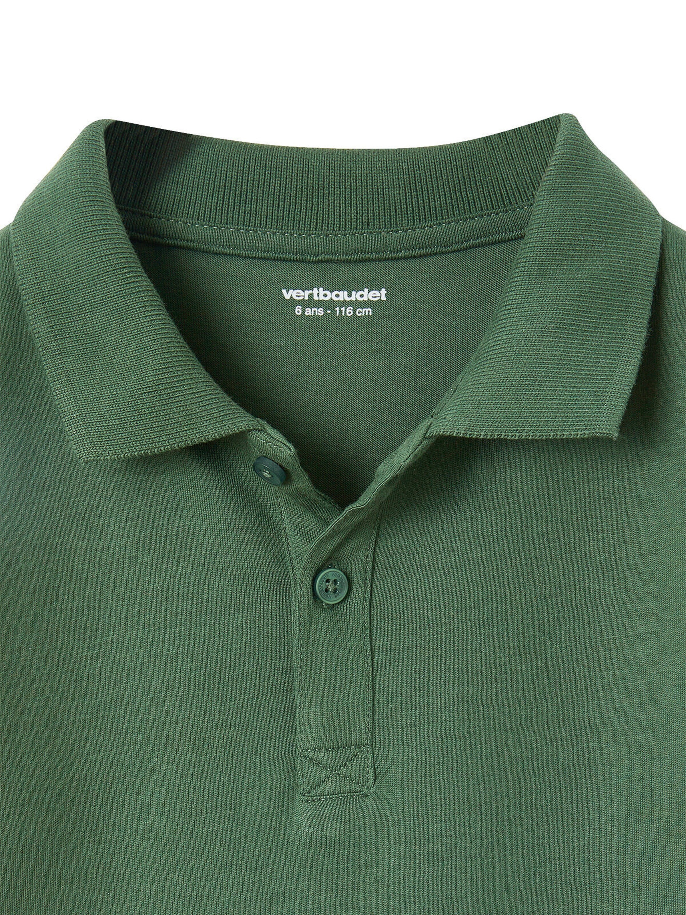Vertbaudet 2er-Pack Jungen Rugbyshirts grün