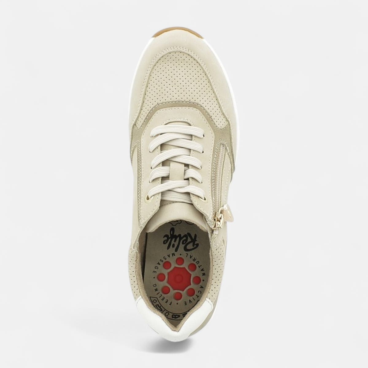 Baskets basses Femme taupe