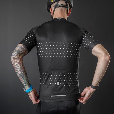 THE PRIVATEER Herren-Kurzarmtrikot  black  XL