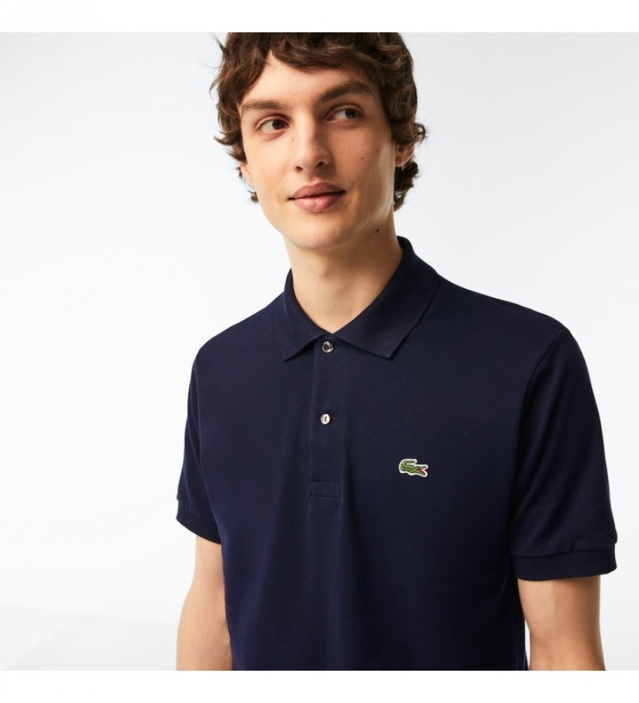 Polo Lacoste Classic Fit tamanho G.12.12 azul marinho