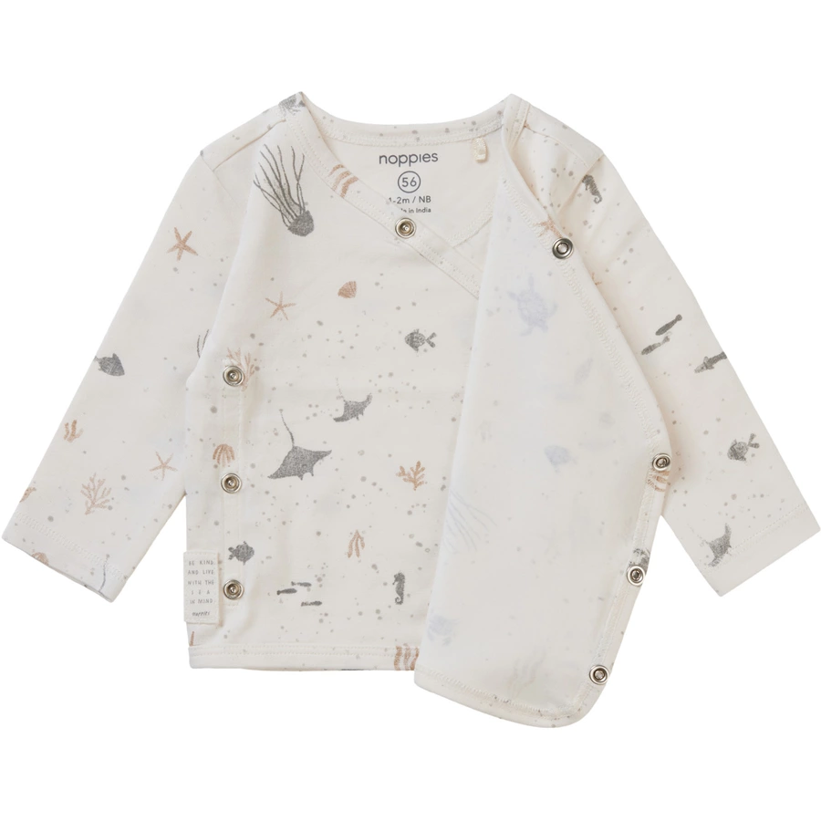 Noppies Langarmshirt Brooks Whisper White