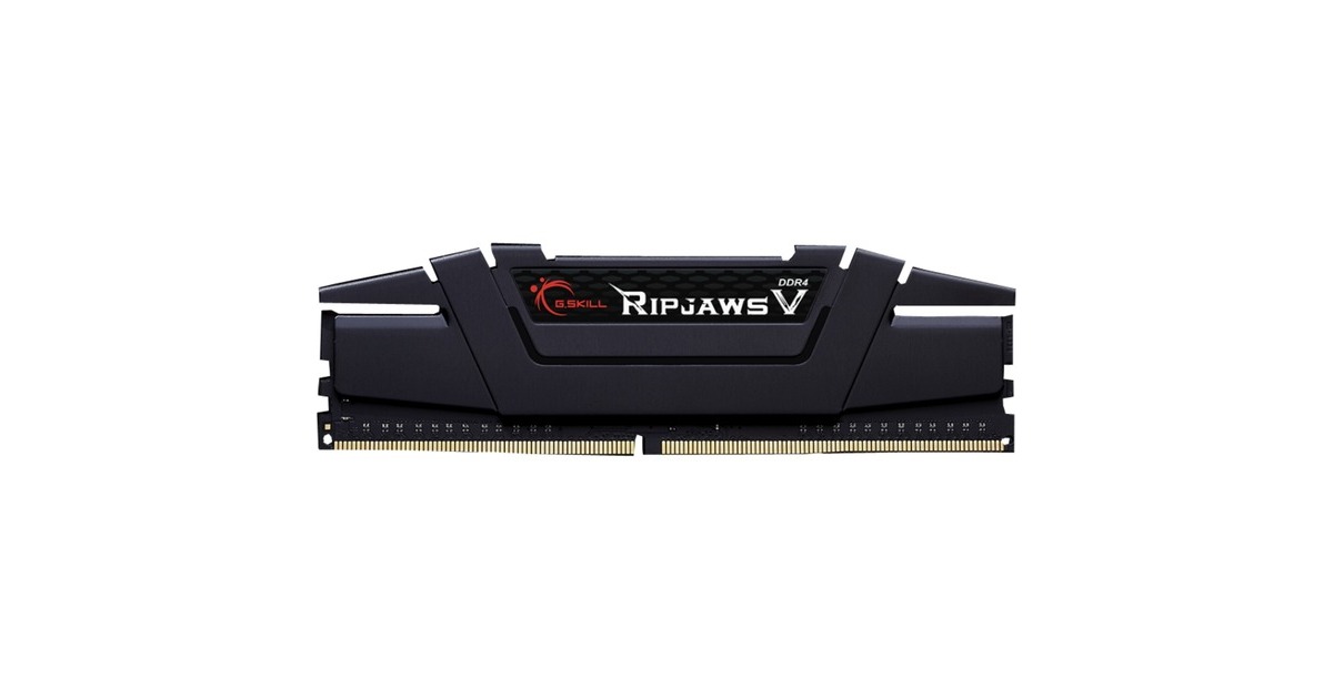 G.Skill16 GB DDR4-3200 Kit werkgeheugen  (Zwart, F4-3200C16D-16GVKB, Ripjaws V, XMP)