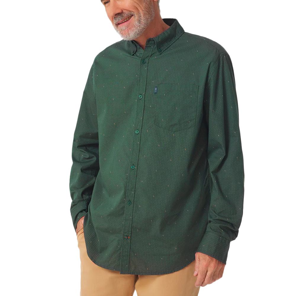 TBS Chemise Vert Foncé Homme TBS SYRAHCHE