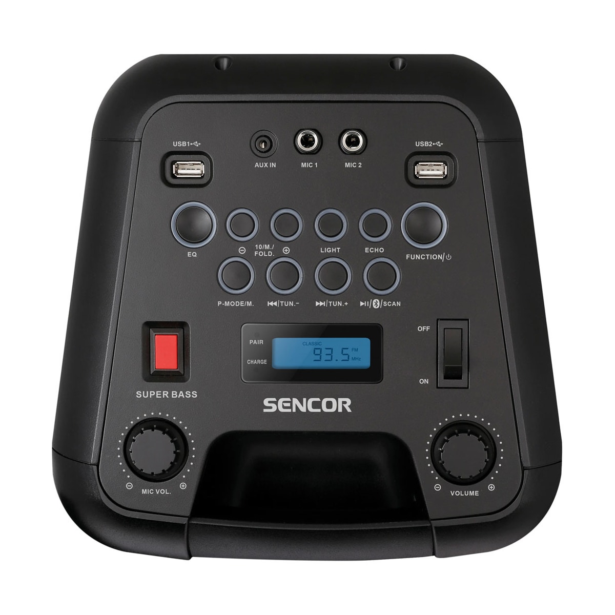 SENCOR Aktiv høyttaler POWER SOUND SYSTEM 60 W