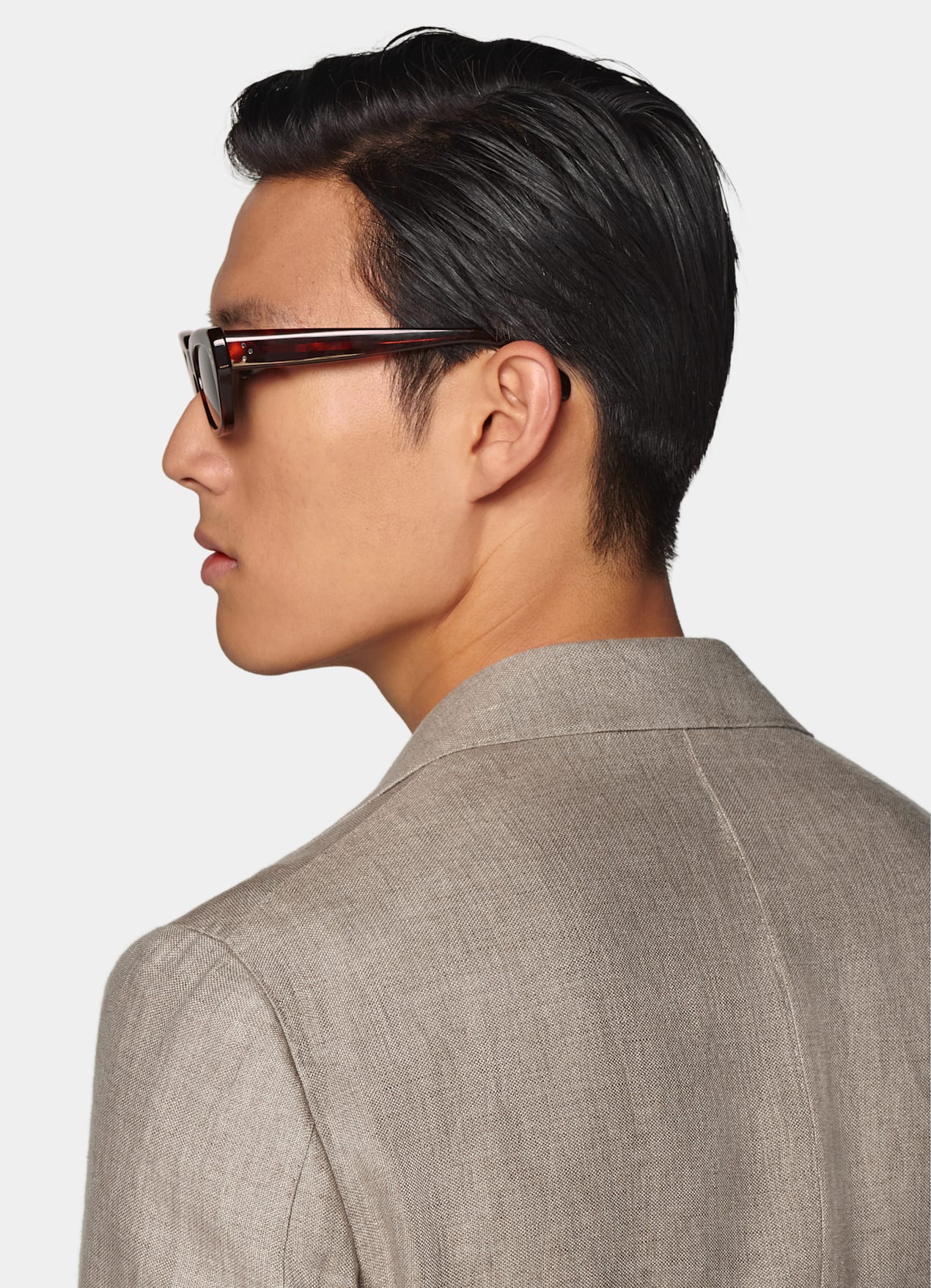 Blazer Roma coupe Relaxed marron clair