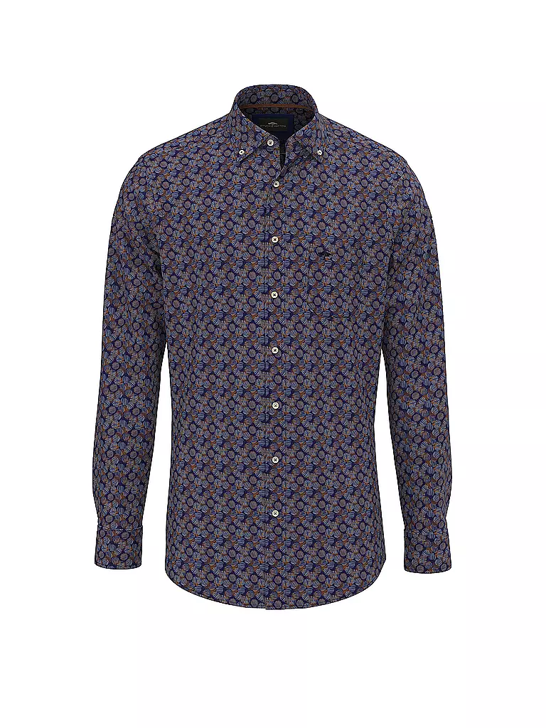 FYNCH HATTON Hemd Casual Fit braun