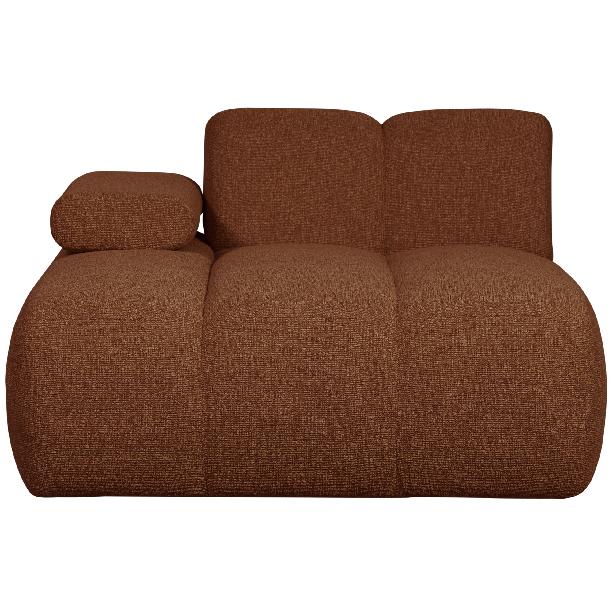 Chaise Longue Mojo Element Mojo Chaise Longue Element Links - Bouclé - Roestbruin Melange