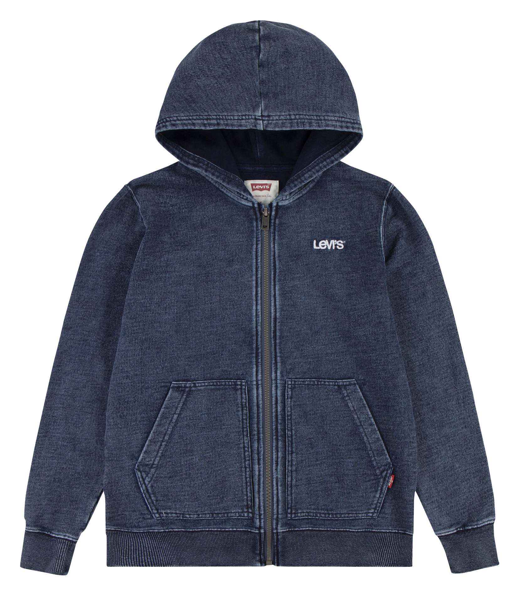 Sweat à capuche en coton mélangé | Bleu