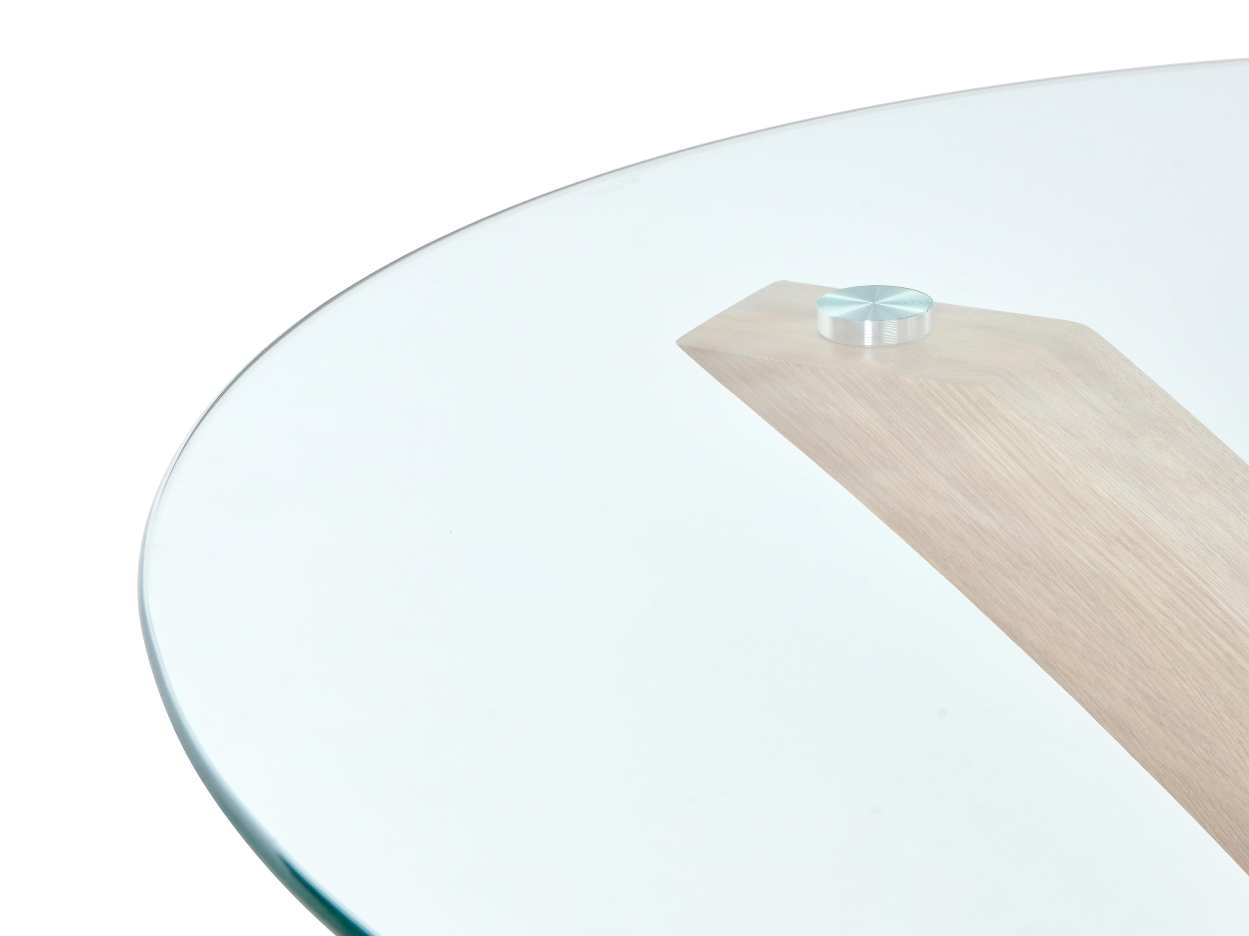 Eettafel YAPP Lichtbruin 100 cm Veiligheidsglas 100 cm
