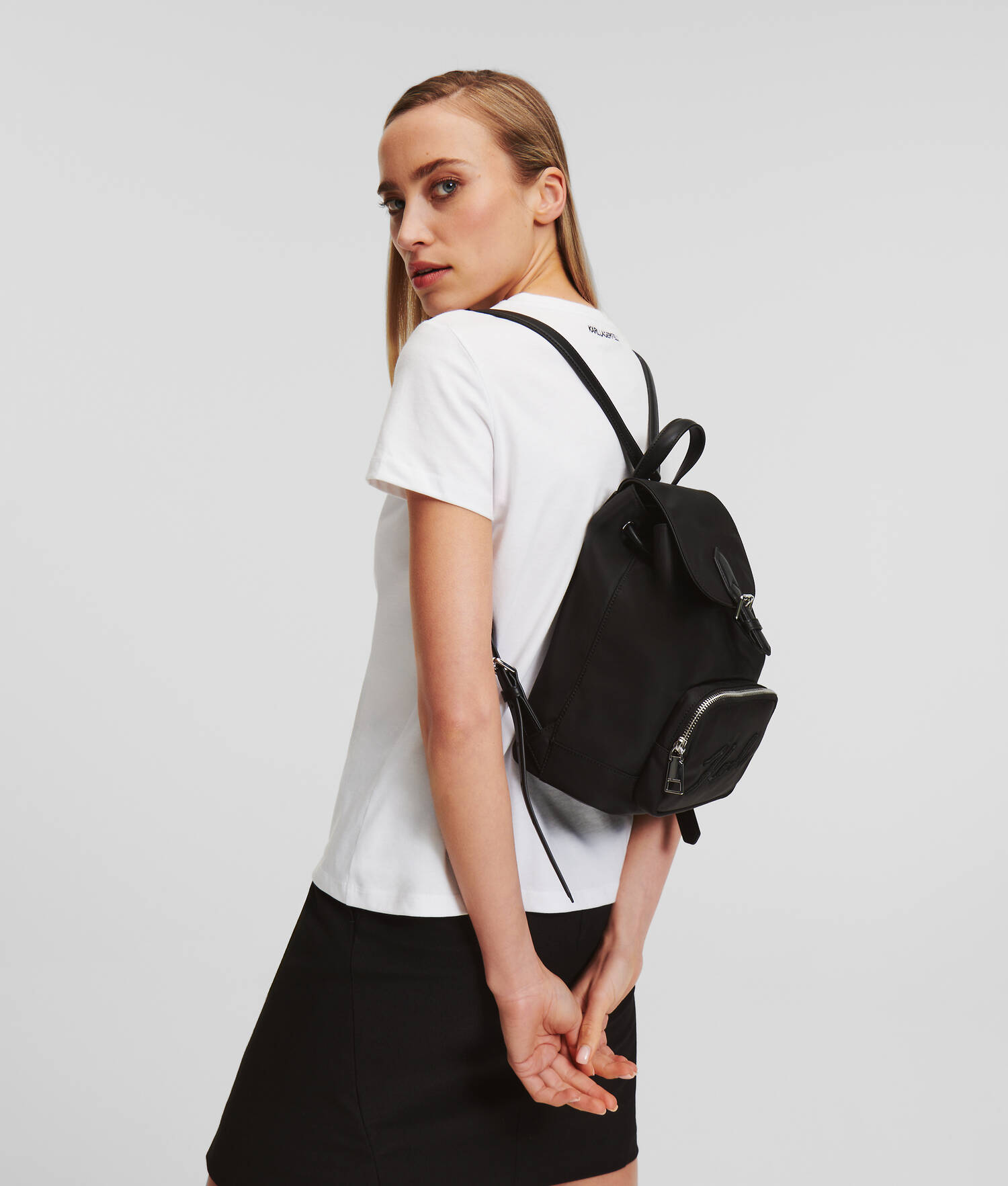 SAC À DOS EN NYLON K/SIGNATURE