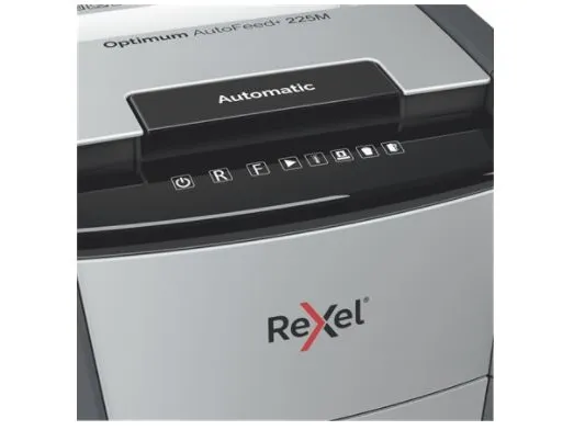 Makulator Rexel Optimum AutoFeed  225M mikromakulering 2x15 mm (P-5)