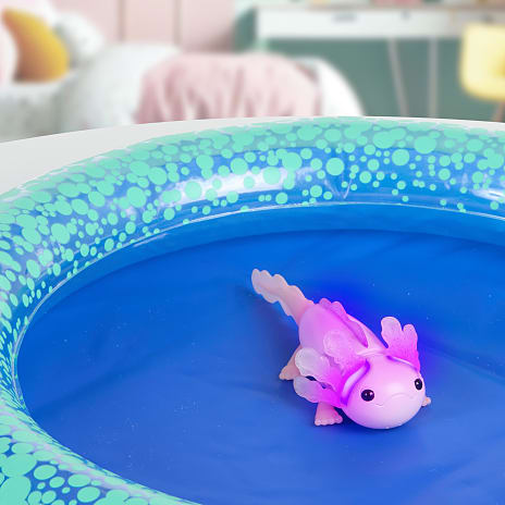 Fingerlings Axelotl pool