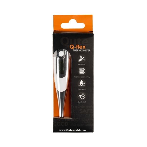 Qute Q-Flex Digitale Thermometer - Flexibele Punt - Water- en Stofdicht