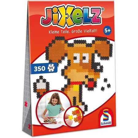 Schmidt Spiele Puzzle - Jixels Hund, 350 Teile, 1 Motiv mit Designvorlage