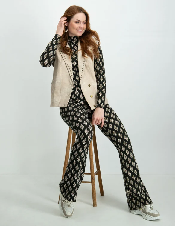 My Jewellery Turtleneck met print MJ08186